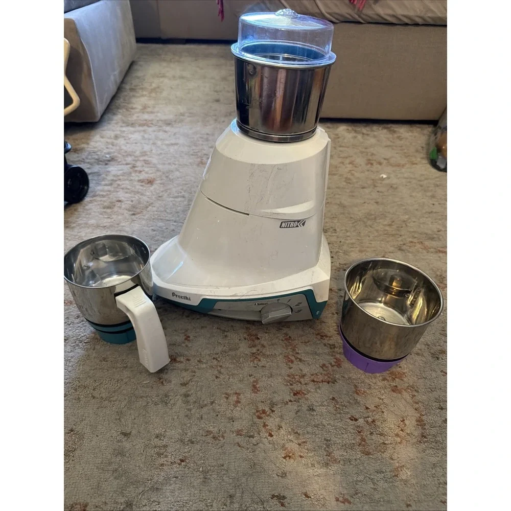 Preethi Nitro Grinder Blender Indian Mixie - Blender And Access Good Condition